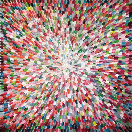 ‘Sanctus universum III' - 42x42"