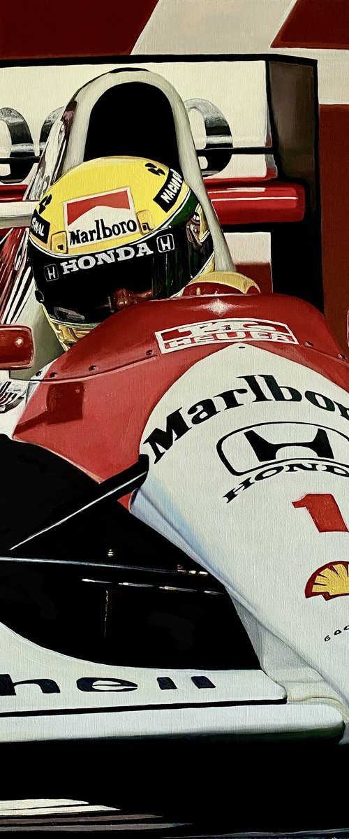 Ayrton Senna Formula 1 Legend by Elena Adele Dmitrenko