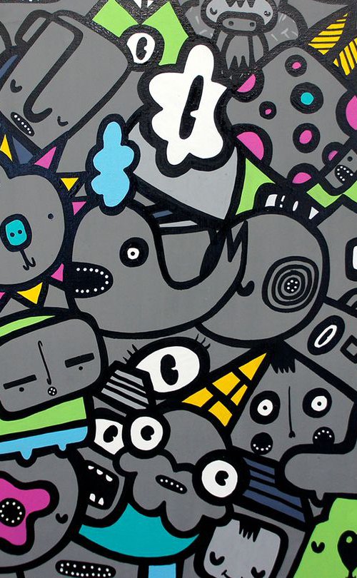 Concrete Crowd by Kev Munday