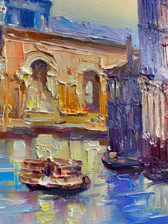 “Venice” original oil painting