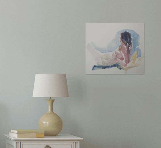 reclining female nude