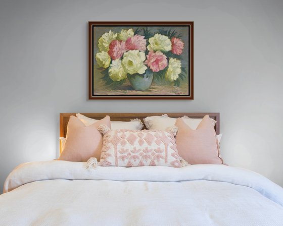 A Vase Full of Peonies