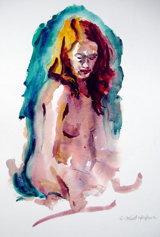 seated nude