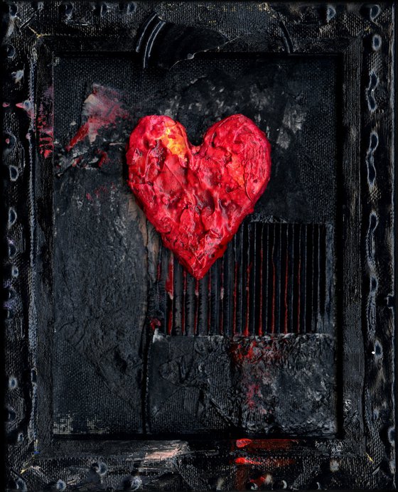 Untamed Heart 2 - Wall Sculpture