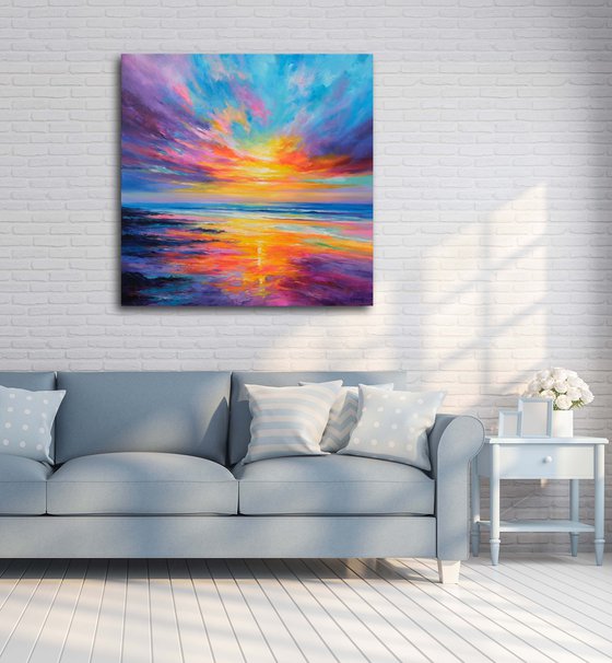 Fantasy Sunset Seascape