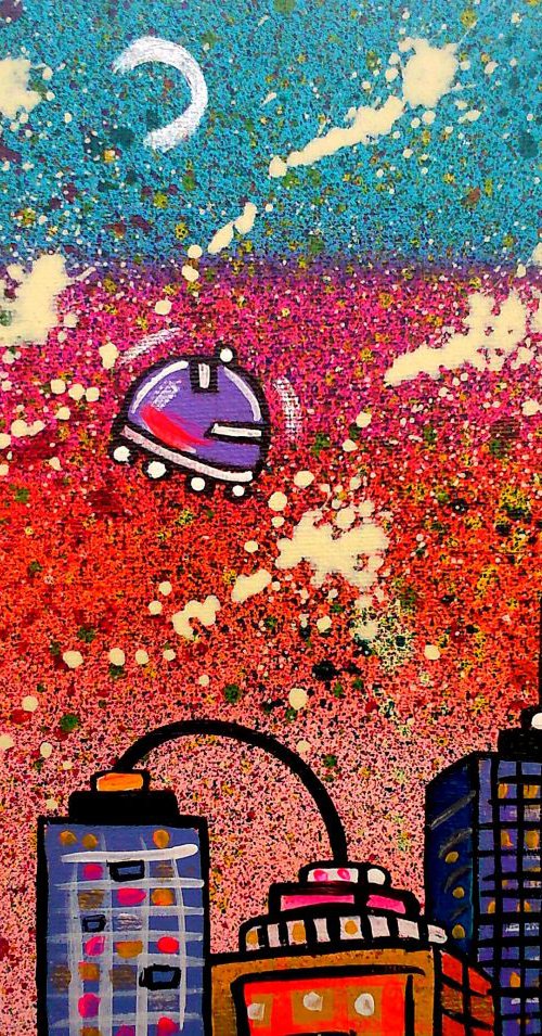 Bright Space City by Maria Luisa  Azzini