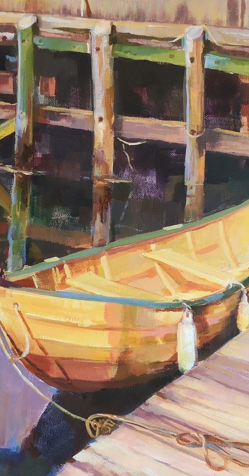Sun in a boat (16x20'') by Alexander Koltakov
