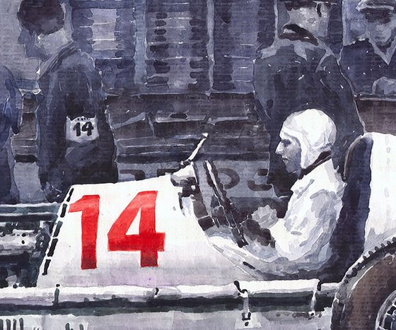 1936 Monaco GP Mercedes W25C Manfred von Brauchitsch