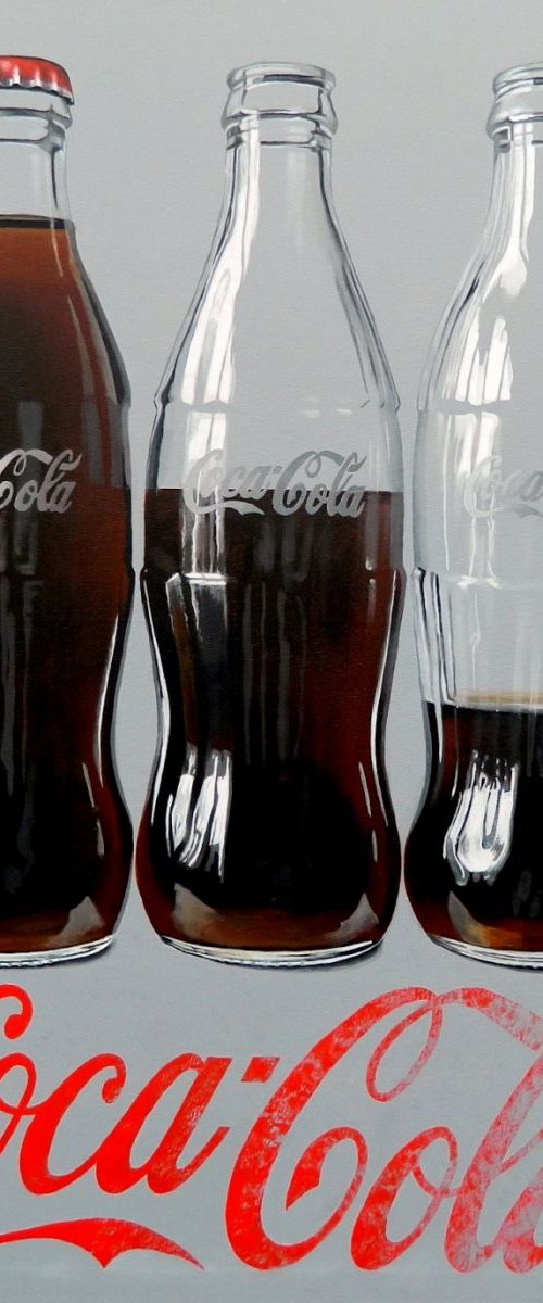 Three Coke Bottles by Peter Slade