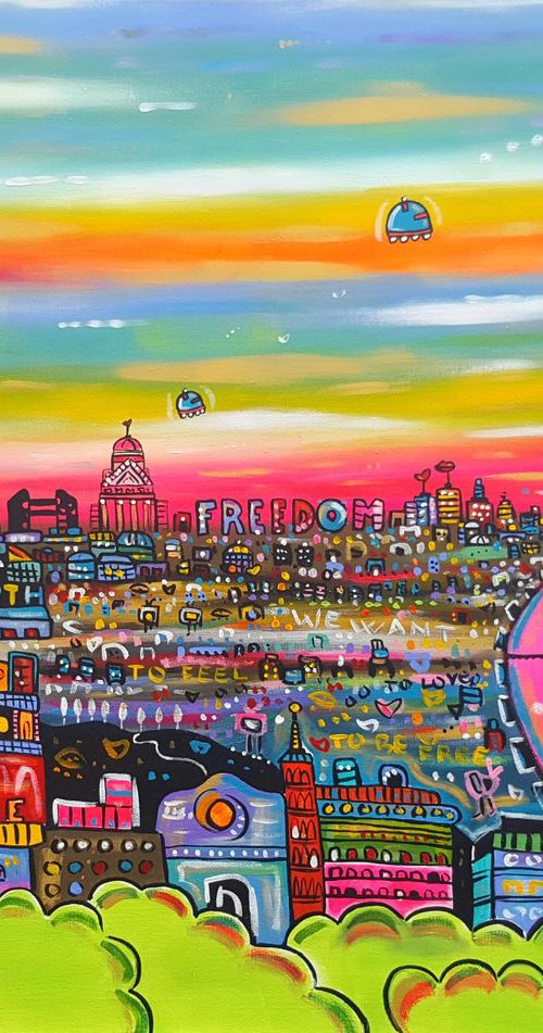 Freedom City by Maria Luisa  Azzini