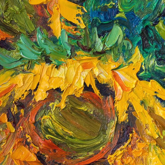 Sunflowers bouquet