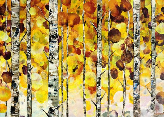 Golden Birch Garden