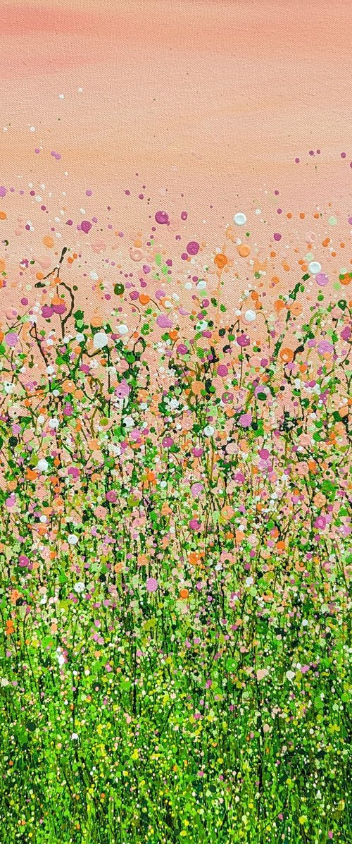 Peaches & Cream Meadow Delight #3 by Lucy Moore