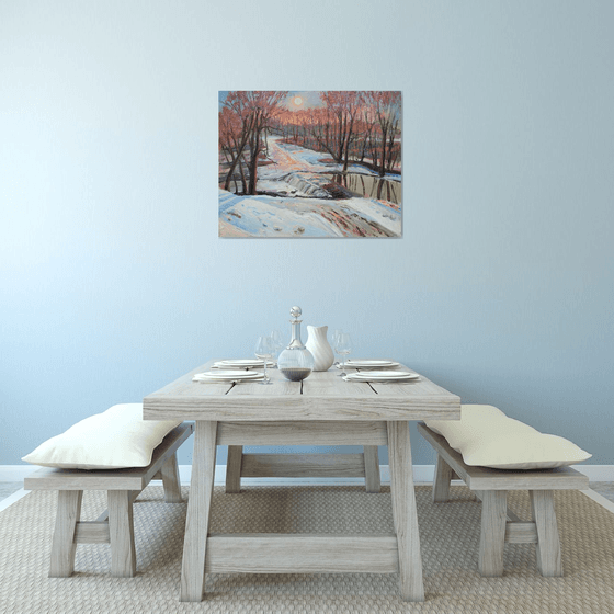 Evening at the waterfall