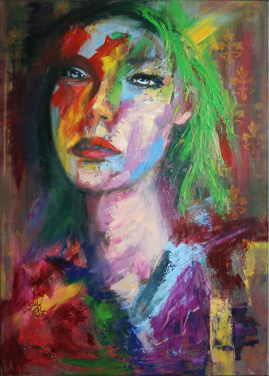Expressive Oil Painting , To Sounds Of Jazz By Salana Art / Svetlana Samovarova, 20 X 28, Artwork For Sale On Artfinder