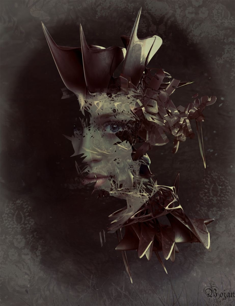 Illustrative Portrait Photograph By Bojan Jevtic, 18 X 24, Queen