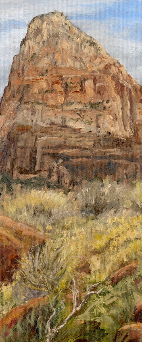 Bridge Mountain in Zion by Steph Moraca