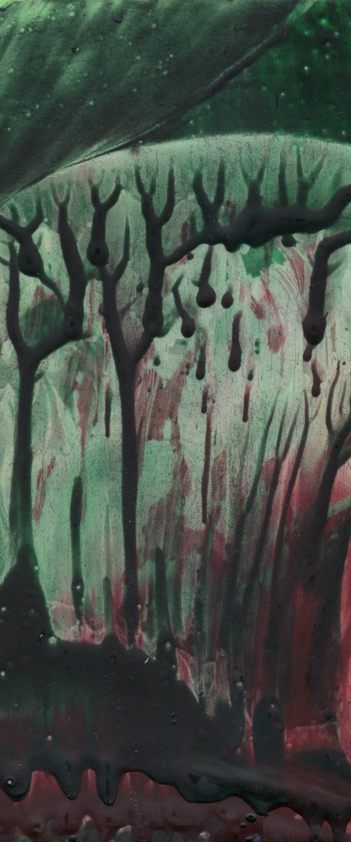 Encaustic Abstract 21 by Alona Hryn