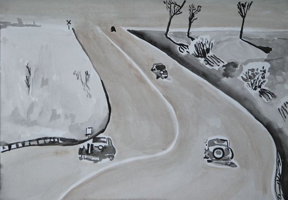 Highway / 42 x 29.7 cm