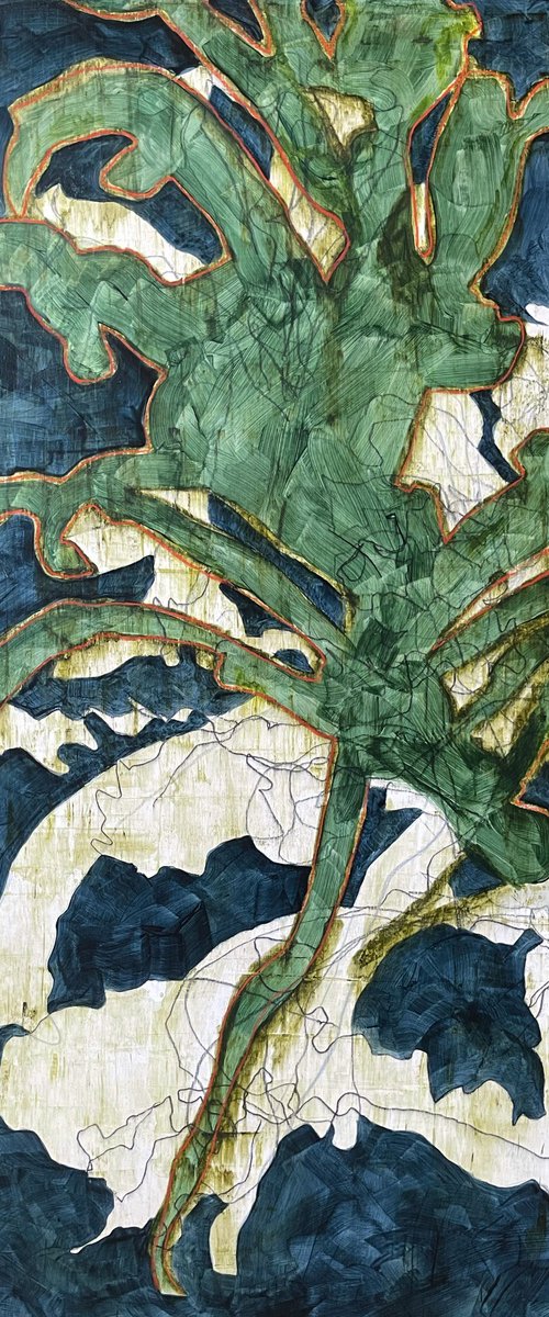 Kale in Winter by Linda Jones