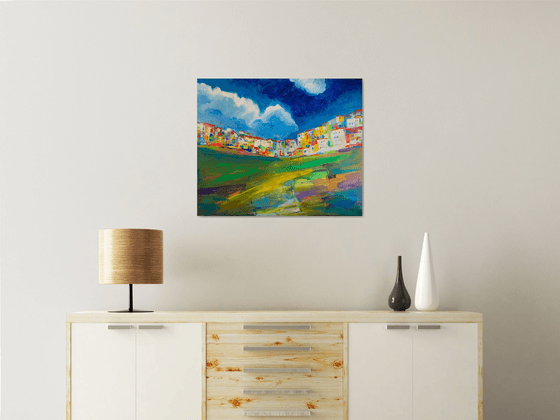 Abstract landscape (72x60cm)