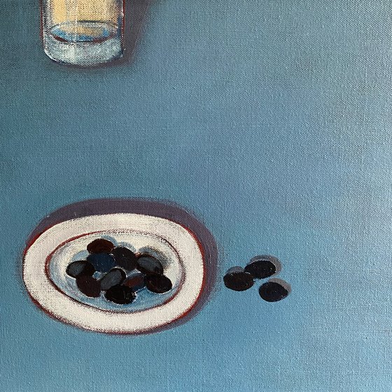 Still Life With Olives and Pernod