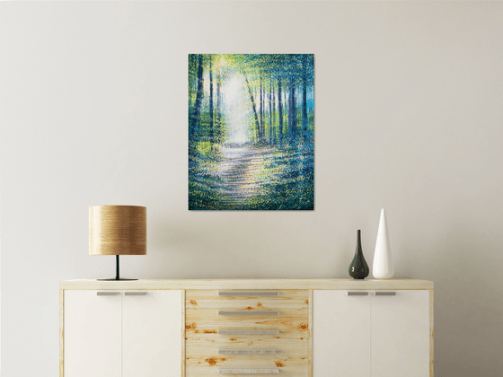 Spring Forest Trees