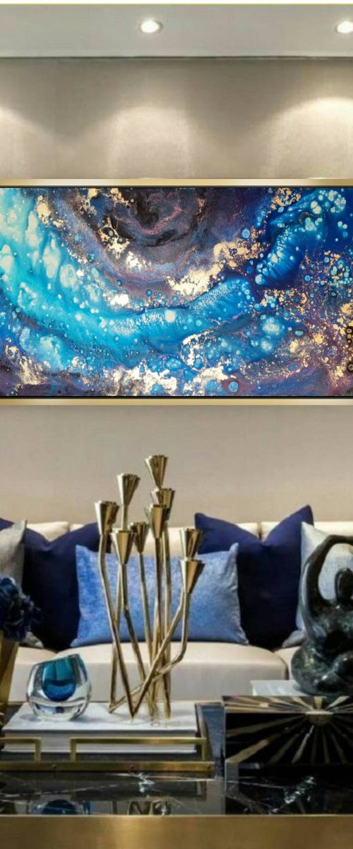 Atlantic (50x120cm) by Eleni Denart