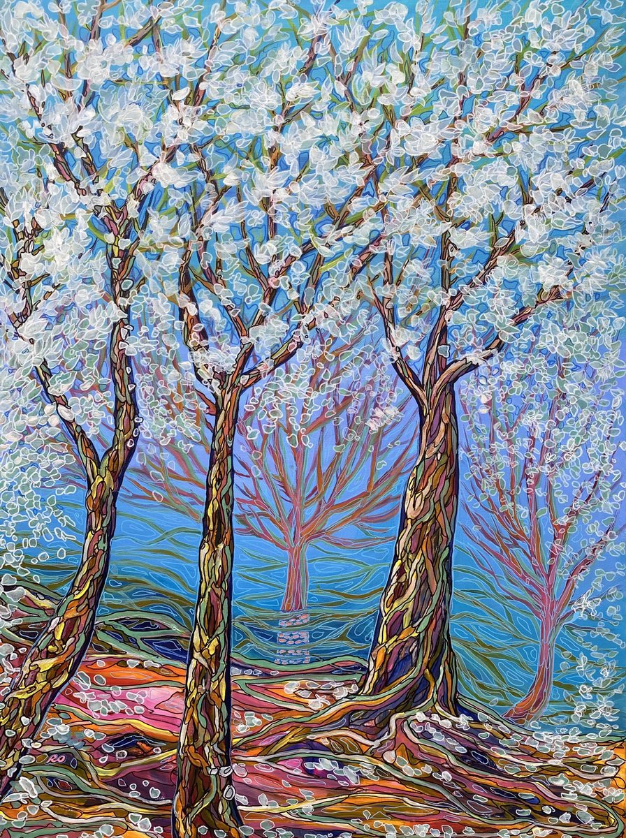  Spring Wind By Olga Rokhmanyuk | Roartus, 36 X 48, Artwork For Sale On Artfinder