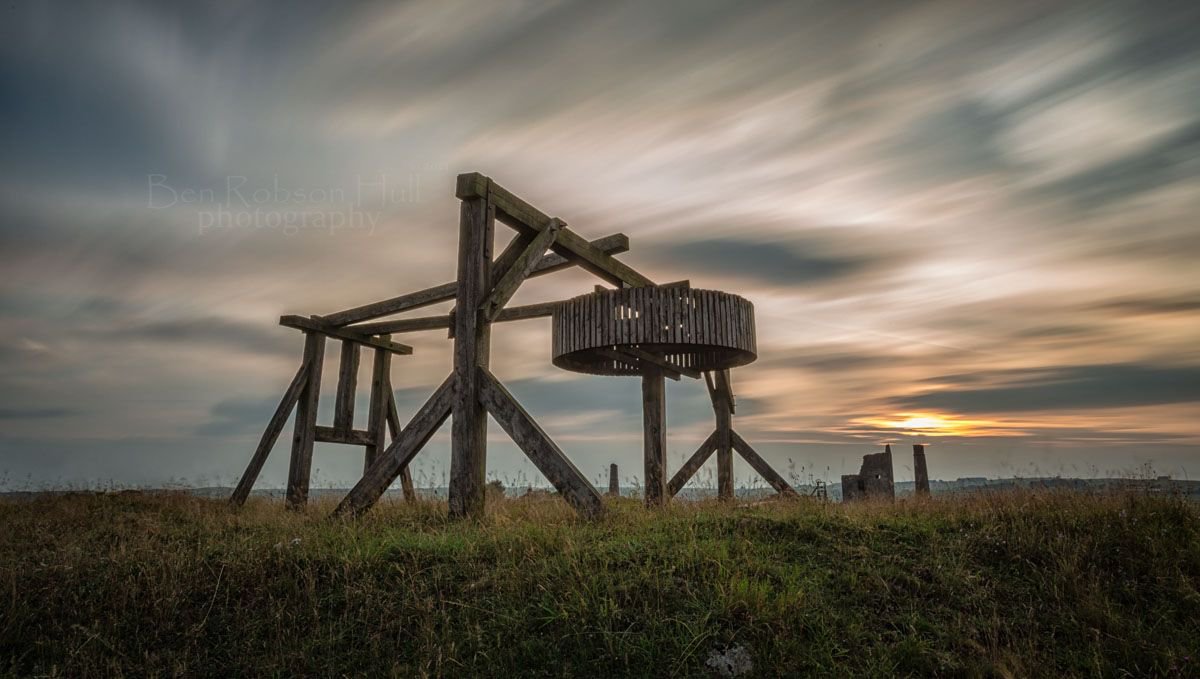 Magpie Mine Sunset - Limited Edition Print by Ben Robson Hull