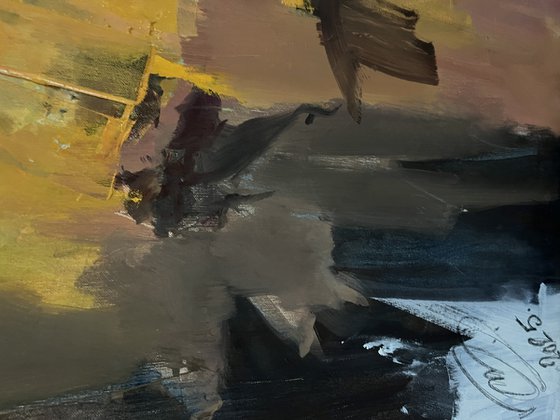 ON A DARK BACKGROUND