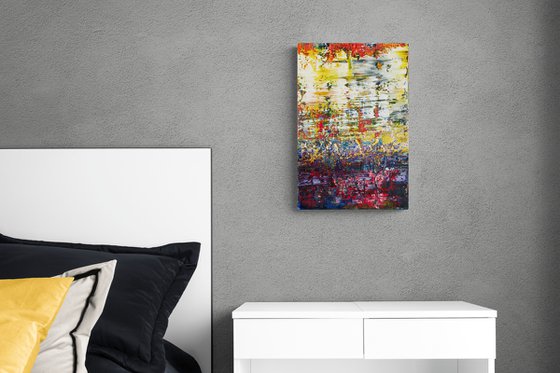 45x30 cm Small Abstract Painting Original Oil Painting Canvas Art