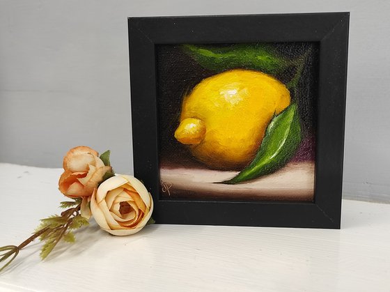 Little lemon still life