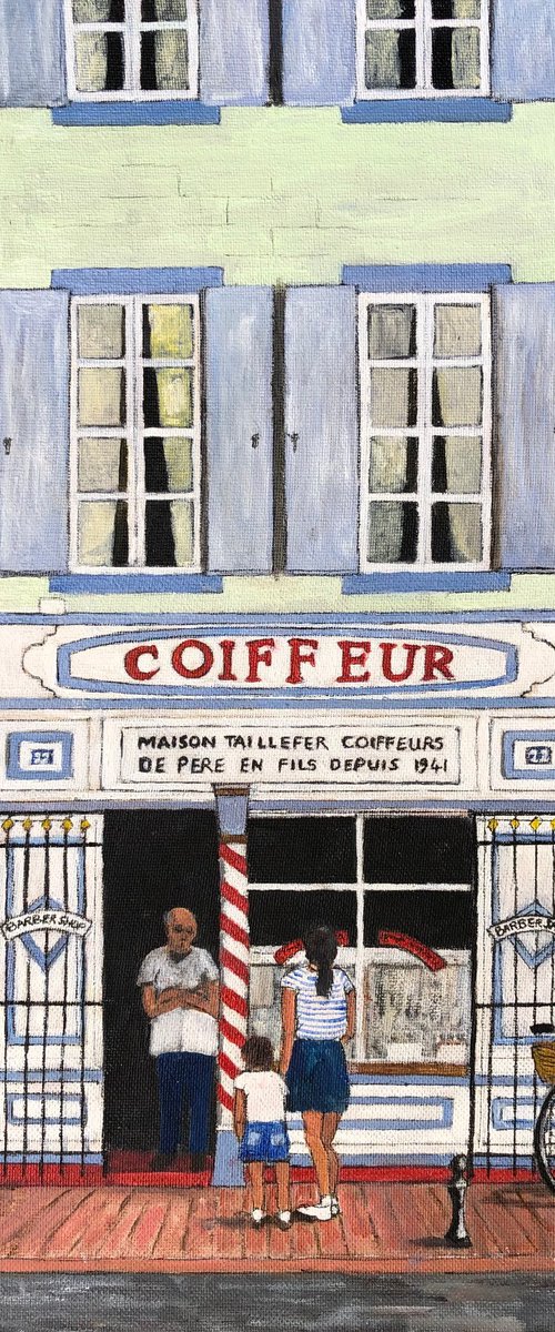 LE COIFFEUR, CARCASSONNE by Margaret Riordan