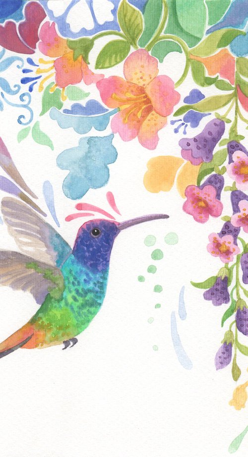 Hummingbird 2 by Jolanta Czarnecka