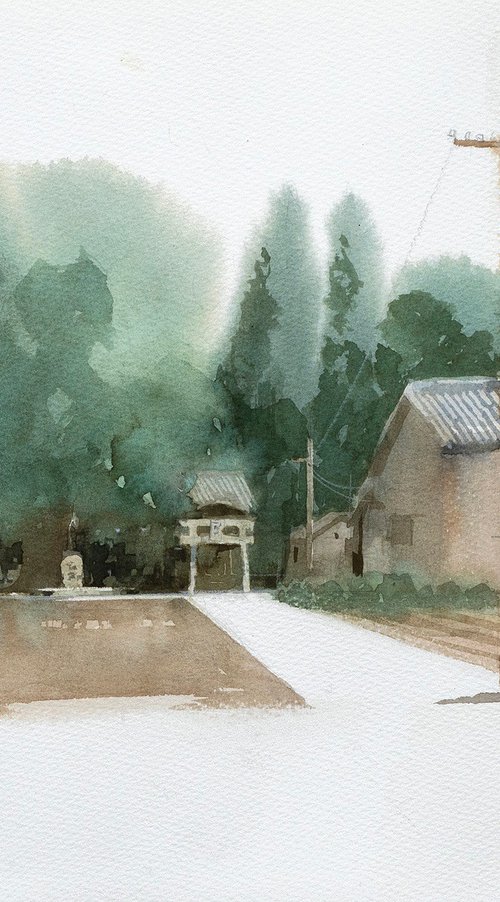 Hometown Shrine in the Quiet Breeze by Masato Watanabe