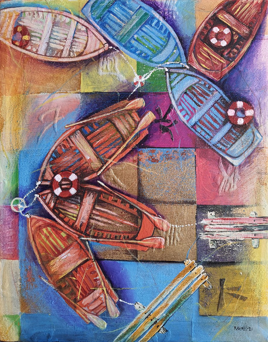  Boats For Vacations By Rakhmet Redzhepov, 16 X 20, Artwork For Sale On Artfinder
