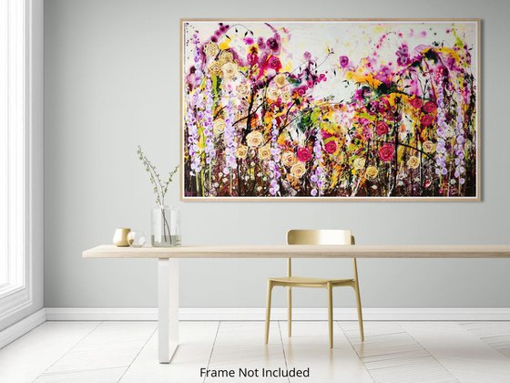 Roseberry Fields Abstract Floral Landscape