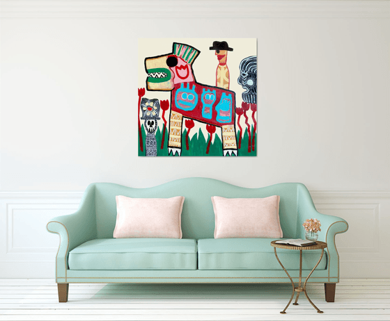 My Voffy Just Loves Tulips