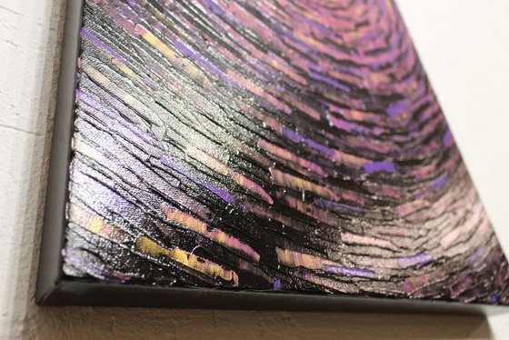 Fragmented Purple Gold Burst