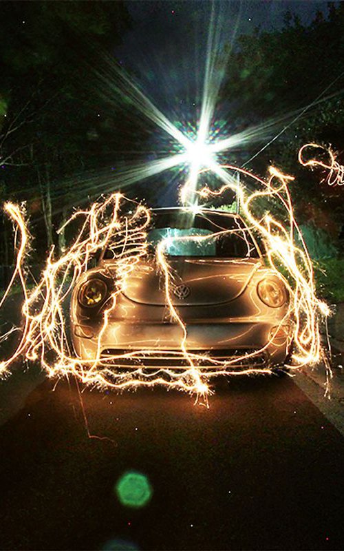 Electric Beetle 1 by Vanessa Stefanova