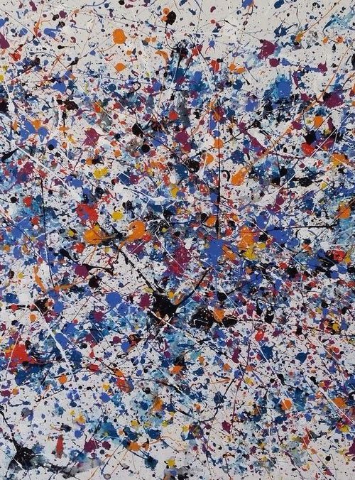 Abstract minimalism ACRYLIC on CANVAS by M.Y. by Max Yaskin