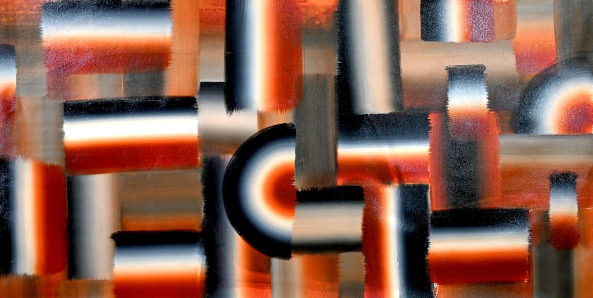  Composition No. 436 By Sumit Mehndiratta, 61 X 31, Artwork For Sale On Artfinder
