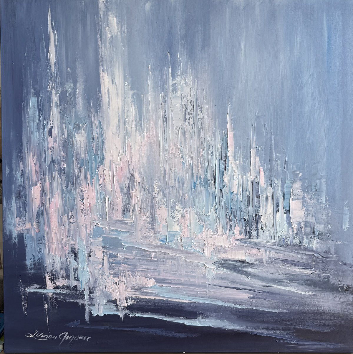 A New Journey Begins No 14, By Liliana Gigovic, 36 X 36, Artwork For Sale On Artfinder