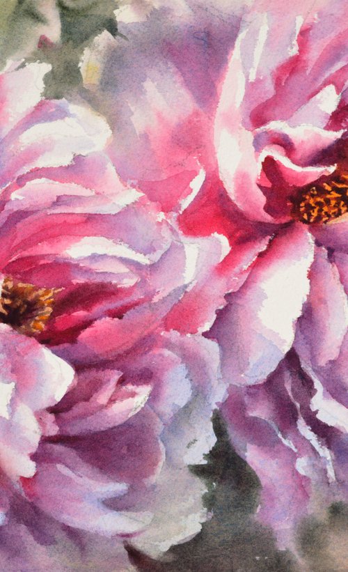 Peony Midday by Lida Duchnewitsch