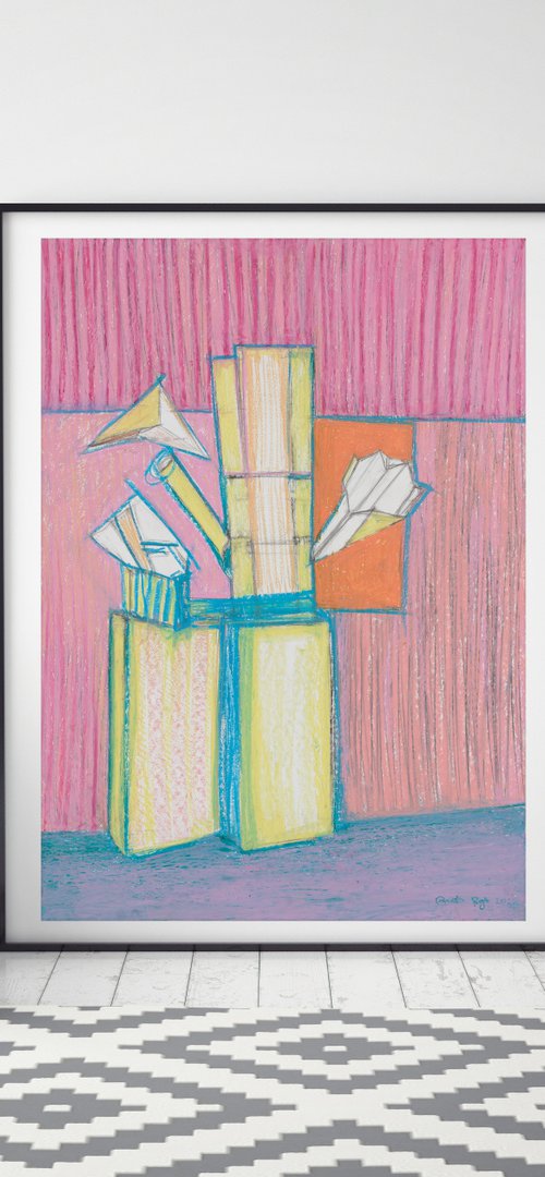 Still Life with Paper Planes by Pamela Rys