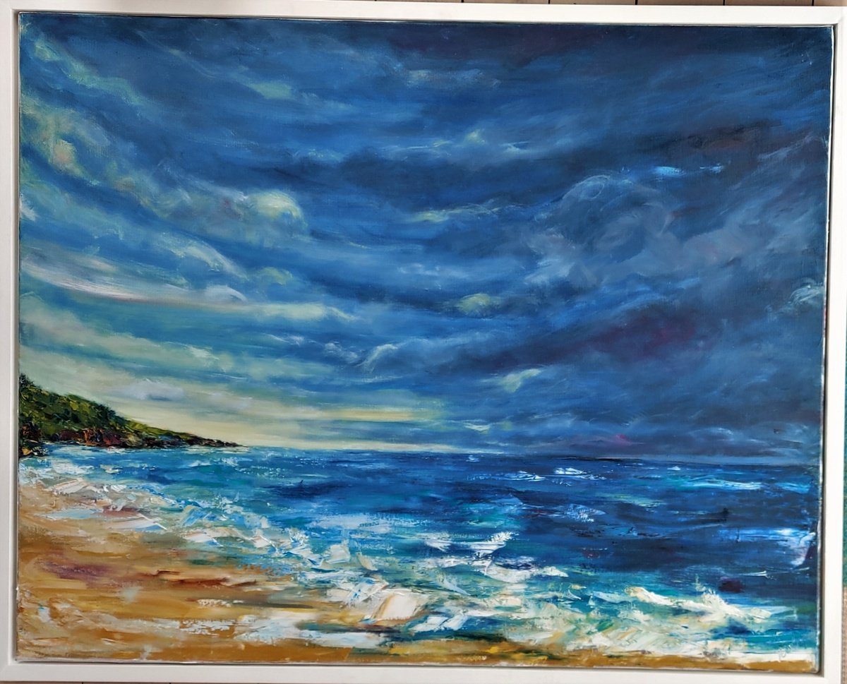 Clearing Storm - Irish Seascape by Niki Purcell - Irish Landscape Painting