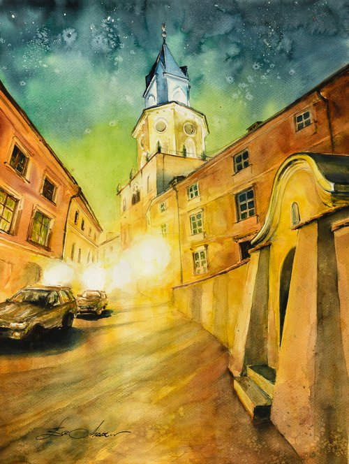Lublin's old town by Eve Mazur