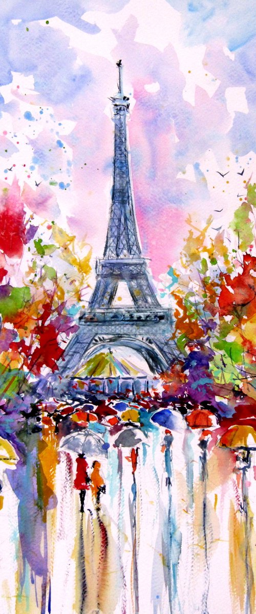 Eiffel Tower at fall by Kovács Anna Brigitta