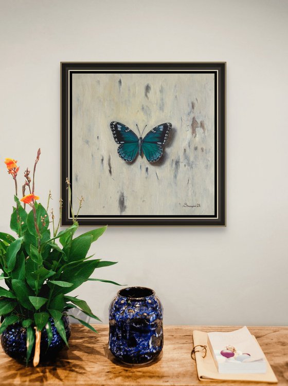 The Teal Butterfly